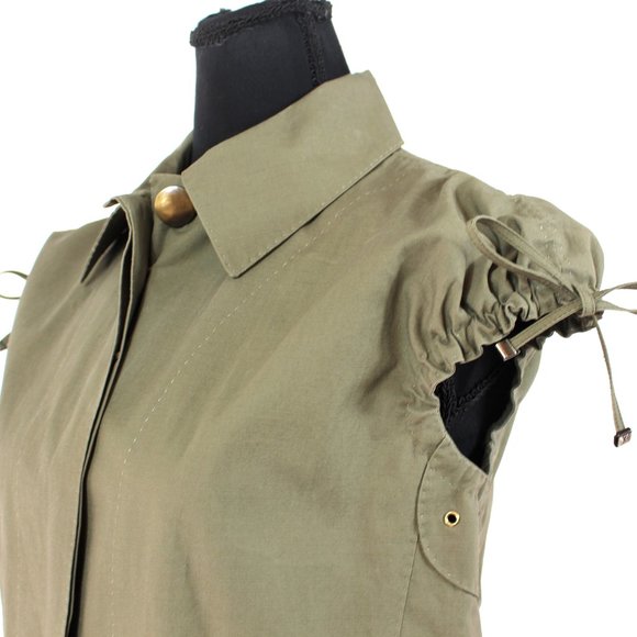 Louis Vuitton Sleeveless Top Woven Fringed Trim Tweed Cargo Pocket Skirt NEW 38 - Picture 4 of 11